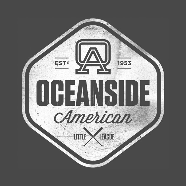 OALL Hex Design (Distressed White) by Oceanside American Little League