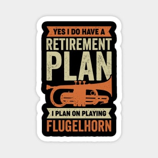 Flugelhorn Player Retirement Gift Magnet