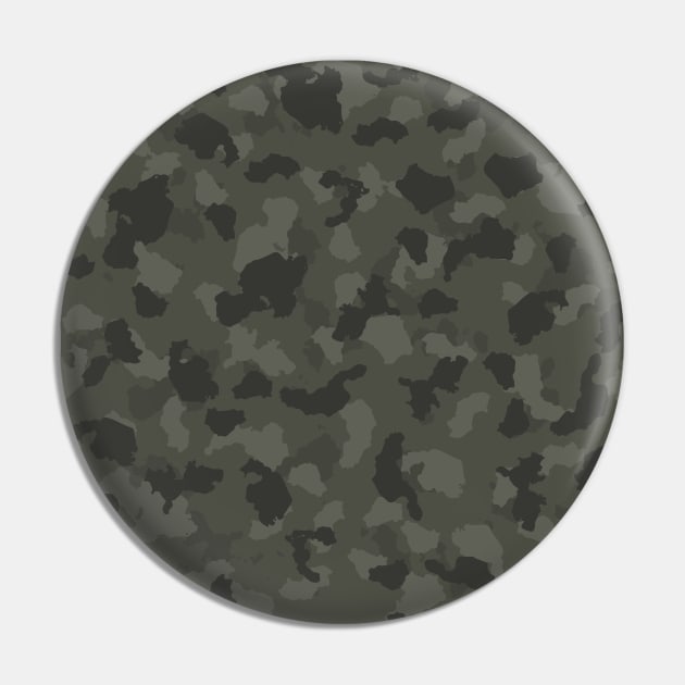 Green Camouflage Pattern Pin by jodotodesign