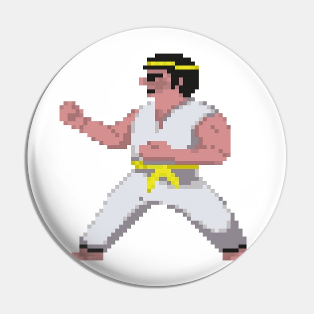 8-Bit International Karate Pin by Chairboy