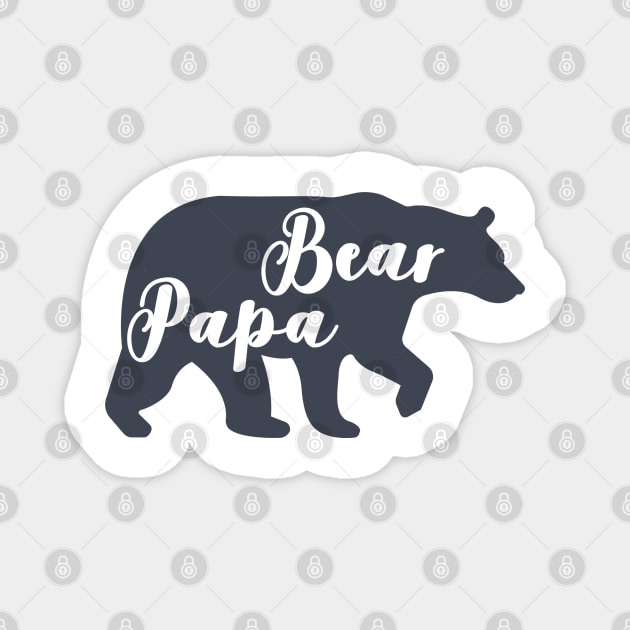 Papa Bear Magnet by hallyupunch