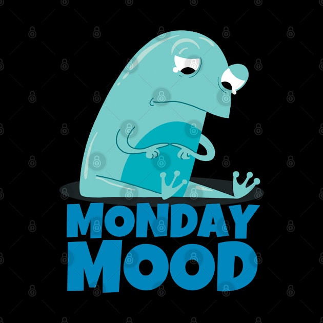 Monday Mood Sad Frog by ricricswert