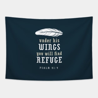 Under His Wings Tapestry