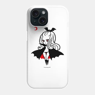 Vampire Girl White Phone Case