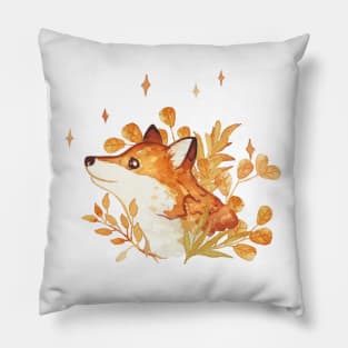 Autumn fox Pillow