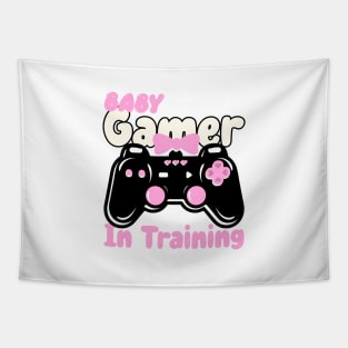 Baby Gamer In Training Funny Quote Tapestry