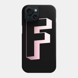 Letter F Letter Art Phone Case