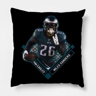 MILES SANDERS PHILADELPHIA EAGLES Pillow