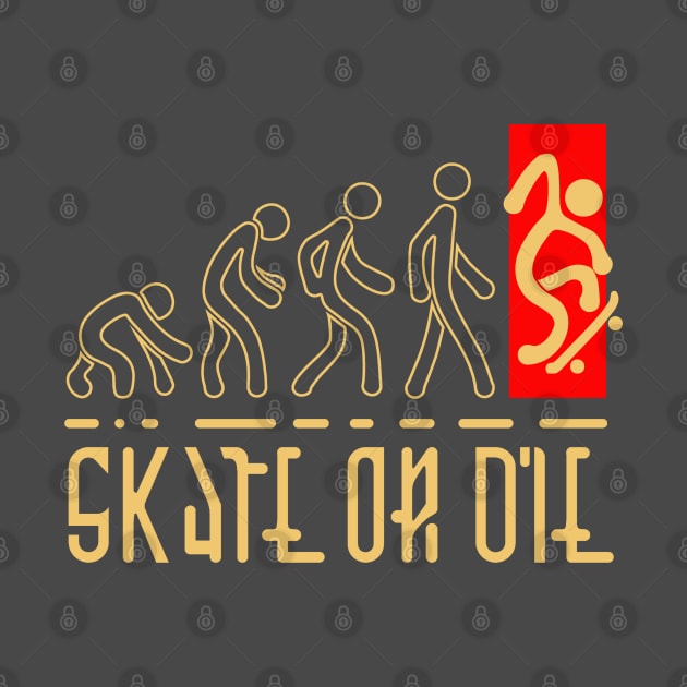 Skate is Evolution - Skate or Die by Monkey Business Bank