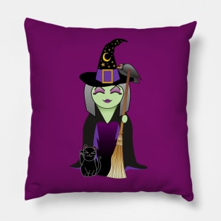 Kokeshi Witch Pillow