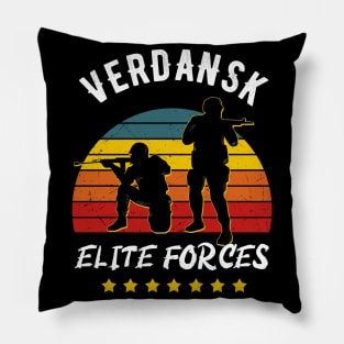 Gaming Verdansk Elite Forces Warzone Gamer Pillow