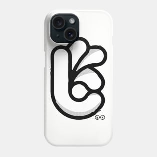 OK All Right Hand Sign Funny Cool Symbol Phone Case