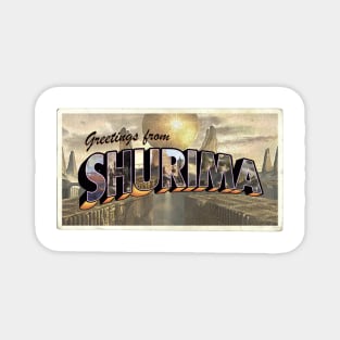 Greetings from shurima vintage Magnet