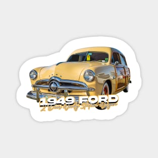 1949 Ford 2 door Woody Station Wagon Magnet