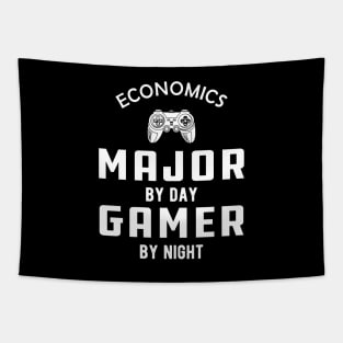 Economics major by day gamer by night Tapestry