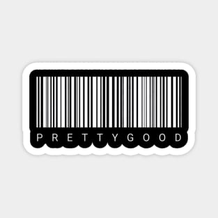 pretty god  barcod art Magnet