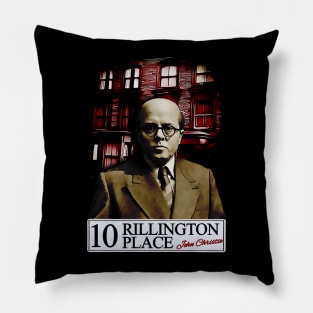 John Christie 10 Rillington Place Design Pillow