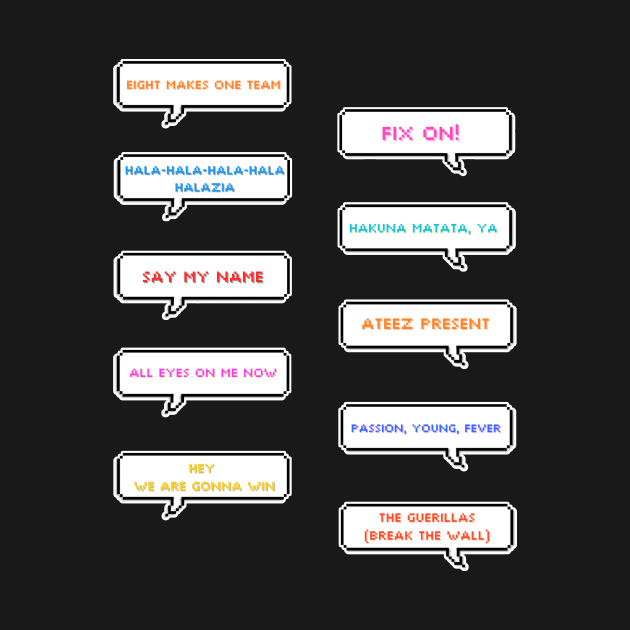 Pack ATEEZ quotes by mrnart27