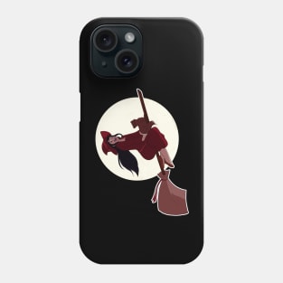 Flying Red Witch Phone Case