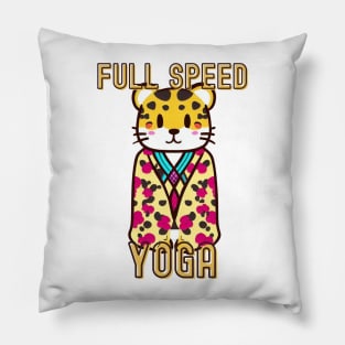 Cheetah yoga Pillow