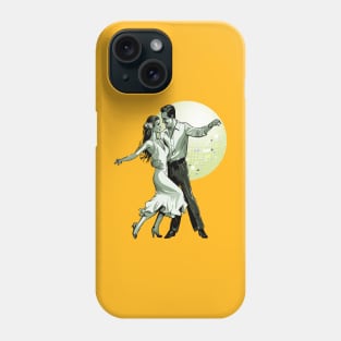 Salsa Couple Dancing With Ballroom Mirrorball Phone Case