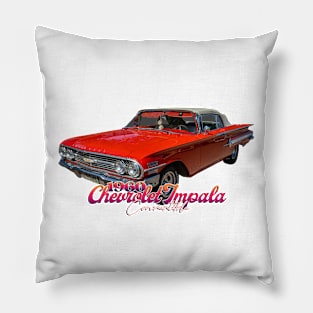 1960 Chevrolet Impala Convertible Pillow