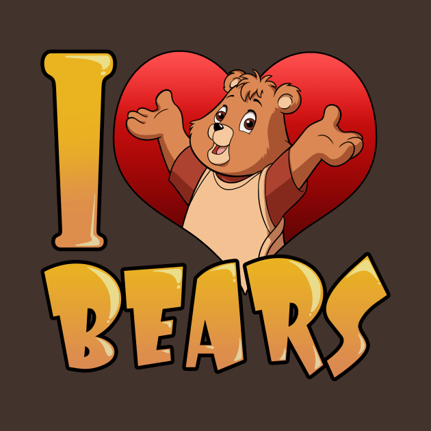 I Love Bears by steelart