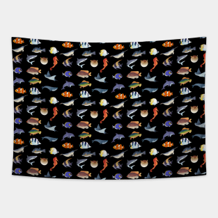 Fish Pattern Tapestry