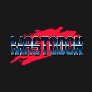 Retro Pattern Mastodon Birthday Classic Colorful T-Shirt