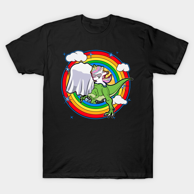 Discover Dabbing Unicorn T rex Dinosaur - T Rex Unicorn - T-Shirt