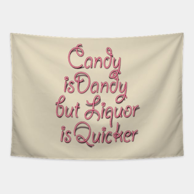 Candy is Dandy Tapestry by threeblackdots