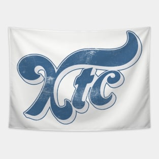 XTC ///// Retro Fan Art Typography Design Tapestry