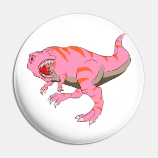 Pink T-Rex Pin