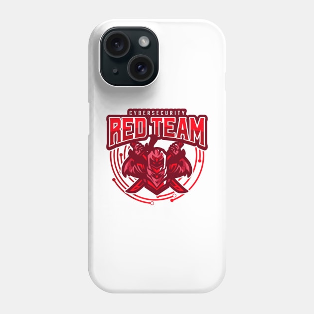 Cybersecurity Ninja Circtuits Red Team Gamification Badge Phone Case by FSEstyle