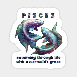 Design for Pisces with Funny Quotation_2 Magnet