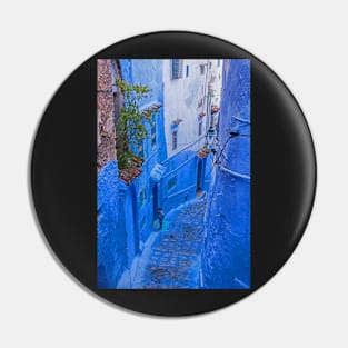 Chefchaouen Alley, Morocco. Pin