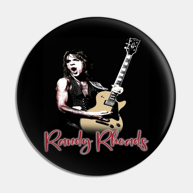 Randy Rhoads Pin by Designs That Rock