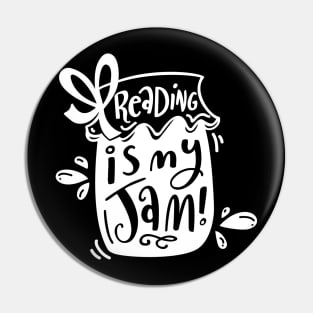 reading is my jam Pin