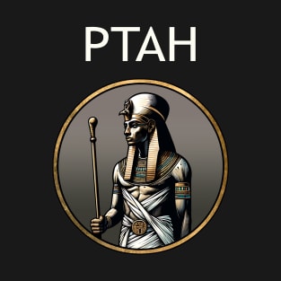 Ptah Ancient Egyptian God of Creation, Architecture and Art T-Shirt