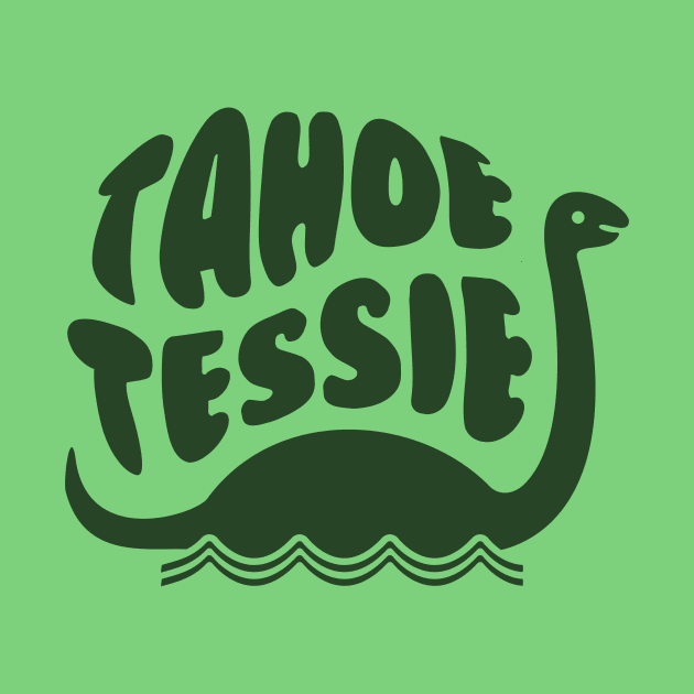 Tahoe Tessie Lake Tahoe Lake Monster California by PodDesignShop