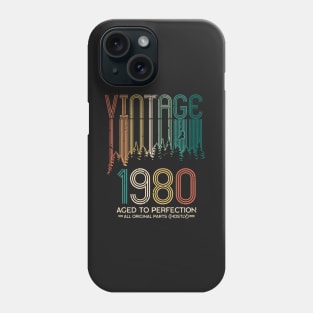 40th birthday gifts for men and women 1980 gift 40 years old Phone Case