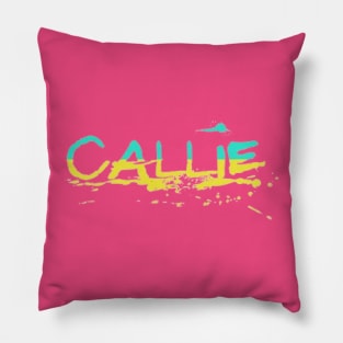 Callie Name Artistic Pillow