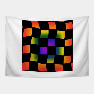 Checker Board - Gay Pride Tapestry