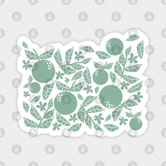 Floral print Magnet by Evgenija.S