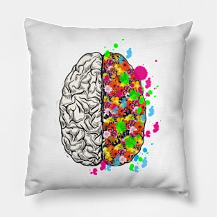 Creative side of your brain Pillow