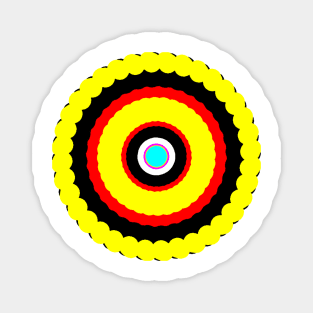 Circle Abstract Magnet