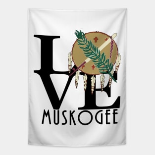 LOVE Muskogee Olahoma Tapestry