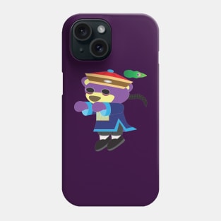 Mr.purple bear is jiang-shi(Chinese ghost),Halloween bear,ghost bear Phone Case