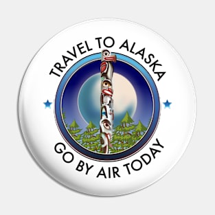 Travel To Alaska Pin