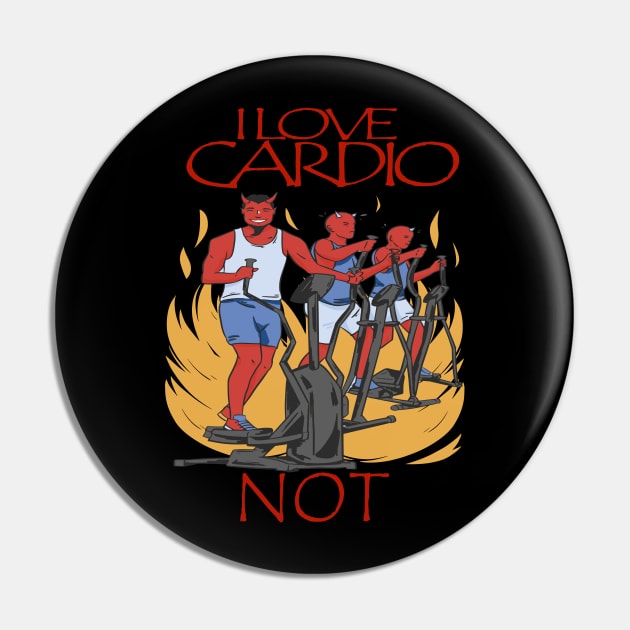 I love cardio training not funny devil design Pin by pabrun